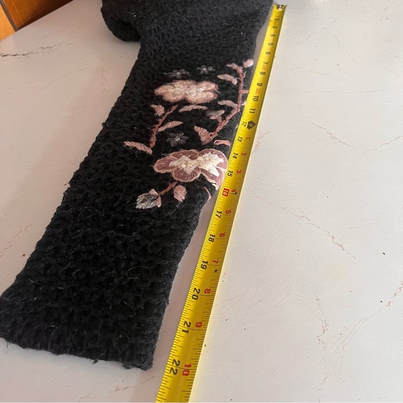 Y2K cowl neck button up floral grannycore cardigan - Picture 7 of 9